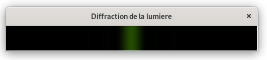 spectre de diffraction par une fente